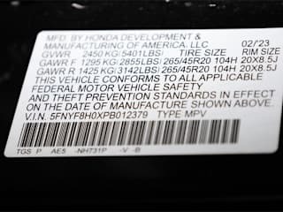 2023 Honda Passport Elite